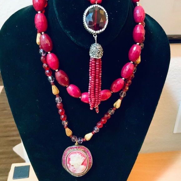 Mixed Jewelry Lot FASHION JEWELRY  Vintage 1980s-2000 Stone-Crystal- Never Worn - Picture 2 of 16